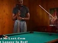 Jackylyna classic black fuck amateur babe on pool table